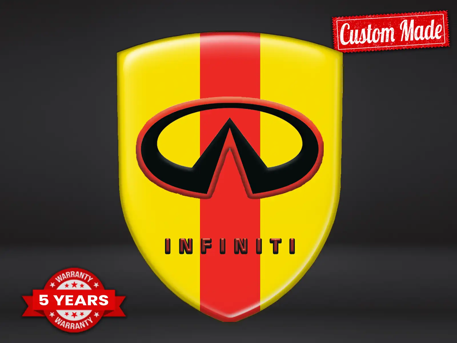 Infiniti Badge Auto Performance Max Chic X Durevoli